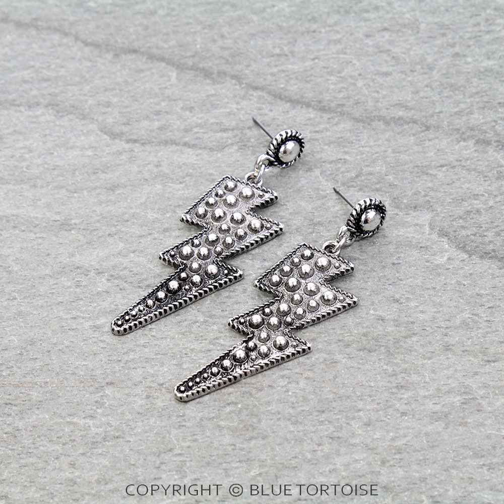 Western Ball TXR Thunder Stud Earrings