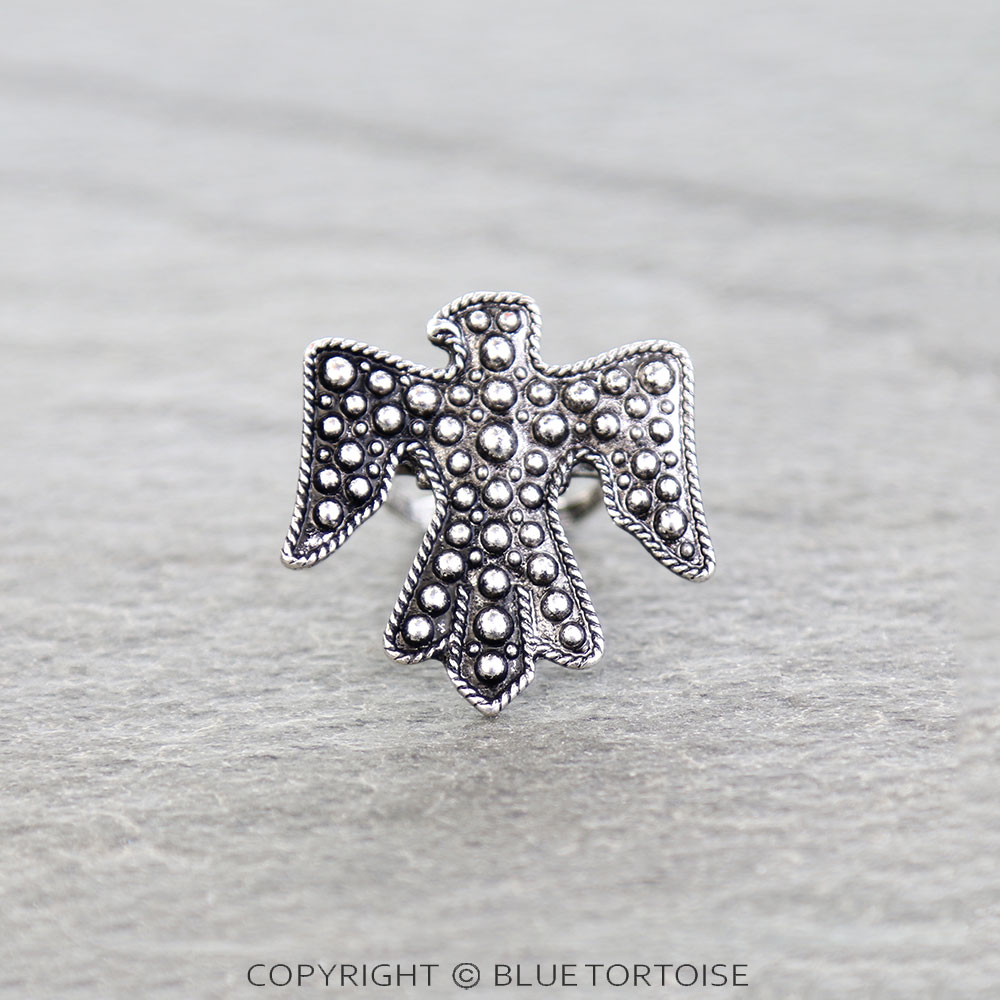 Western Ball TXR Thunderbird Cuff Ring