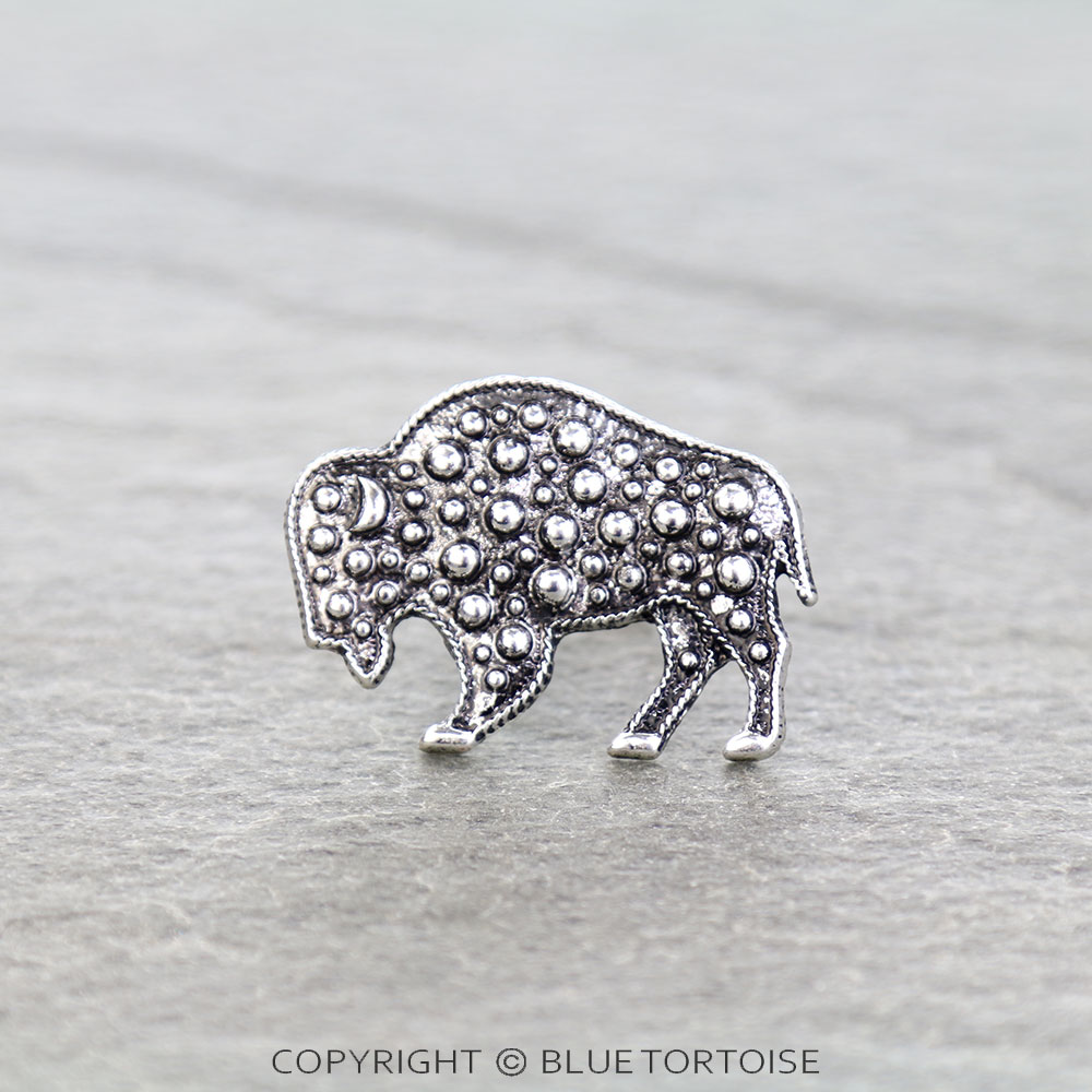 Western Ball TXR Buffalo Cuff Ring