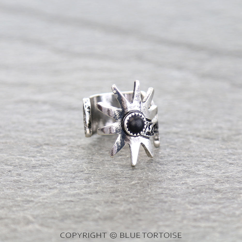 Western Filigree Spur Open Cuff Ring