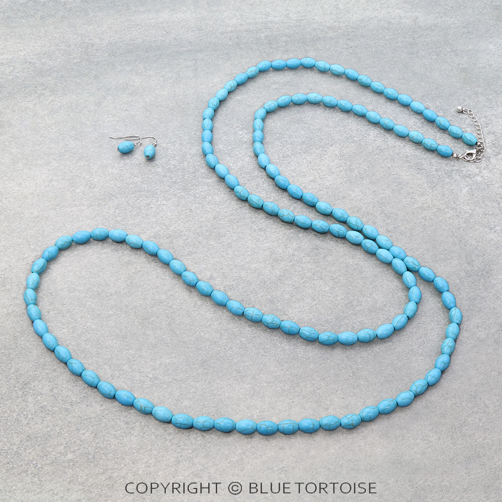 Western TQS Stone Necklace Set - Image 3