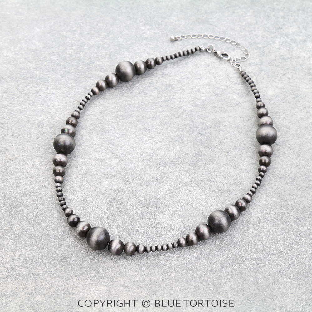 Navajo Style Pearl Necklace