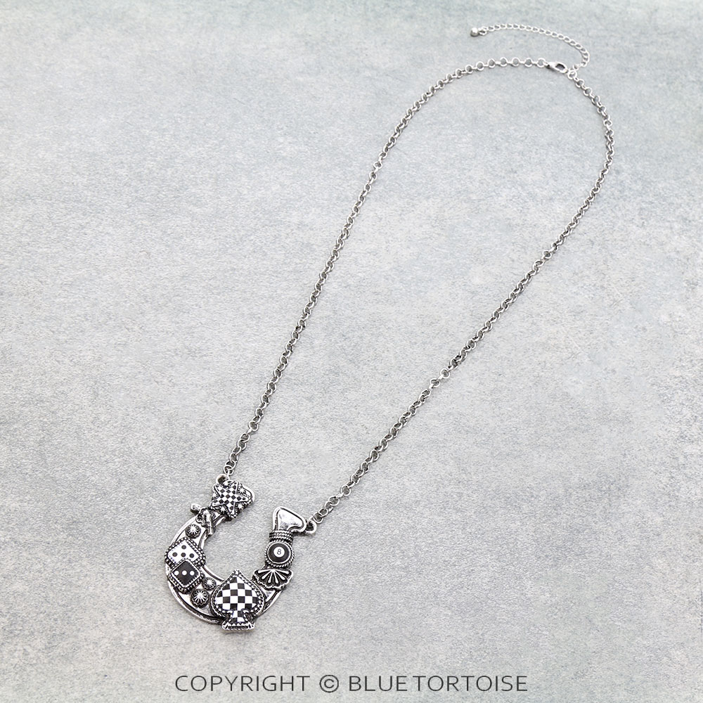 Western Horseshoe Gamble Necklace