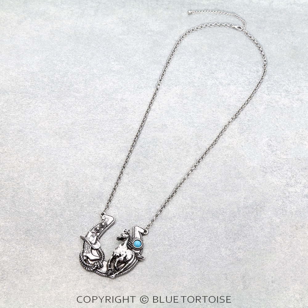 Western Horseshoe Necklace