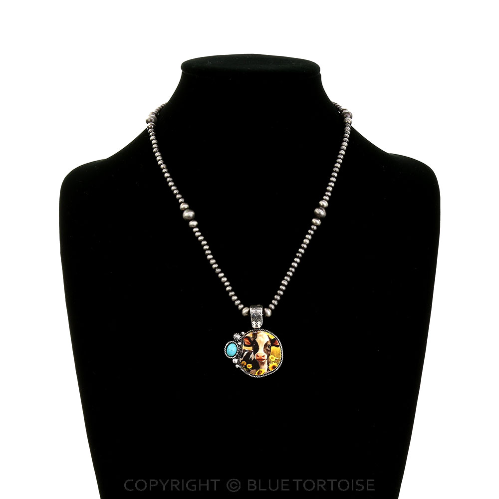 Western Farm Animal Print Necklace - Image 2