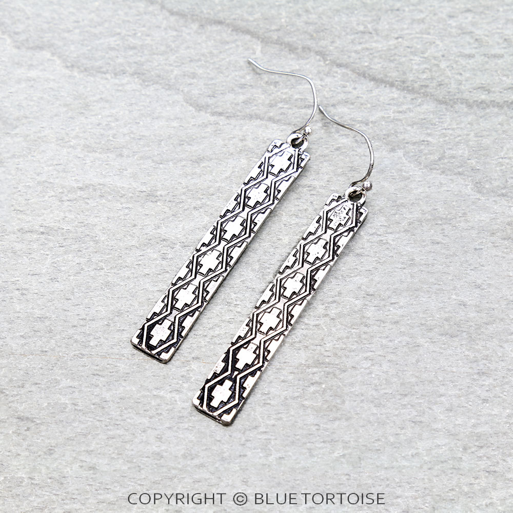 Western Bar Dangle Earrings