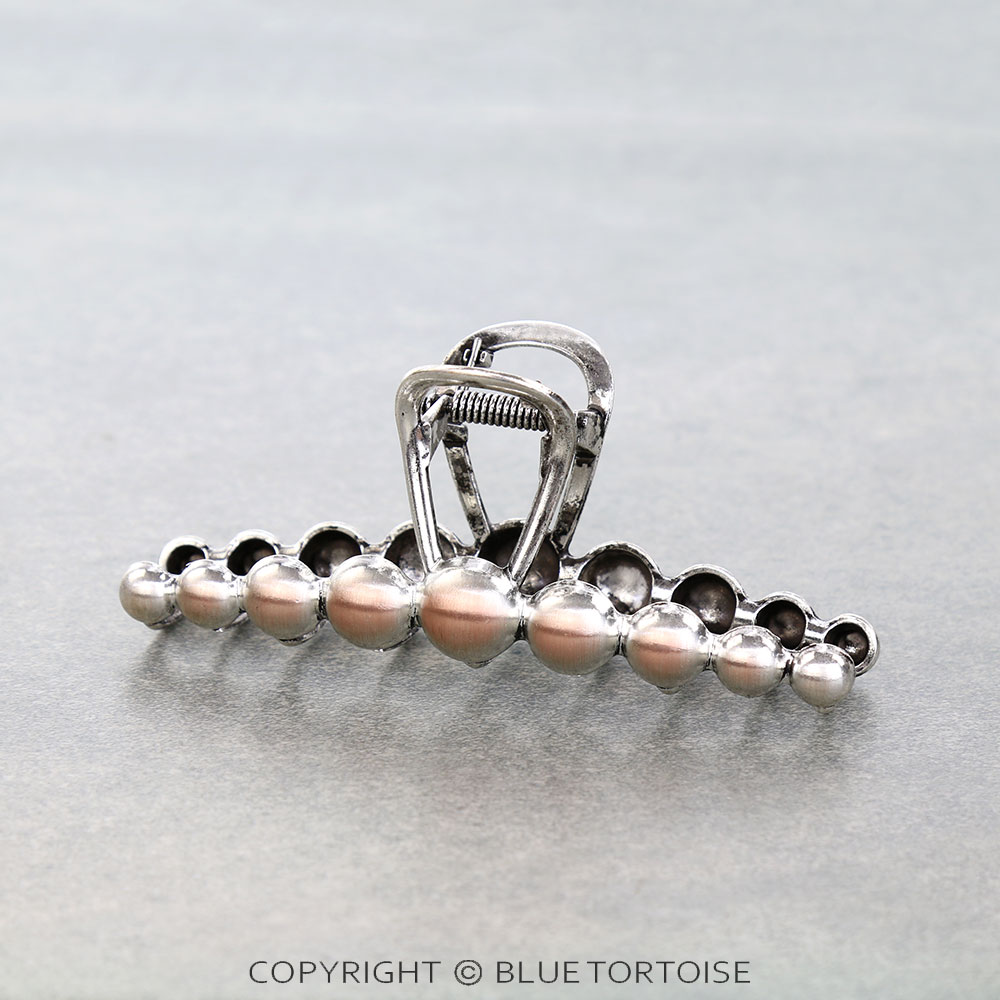 4.50" Brushed Ball Banana Hair Claw Clip