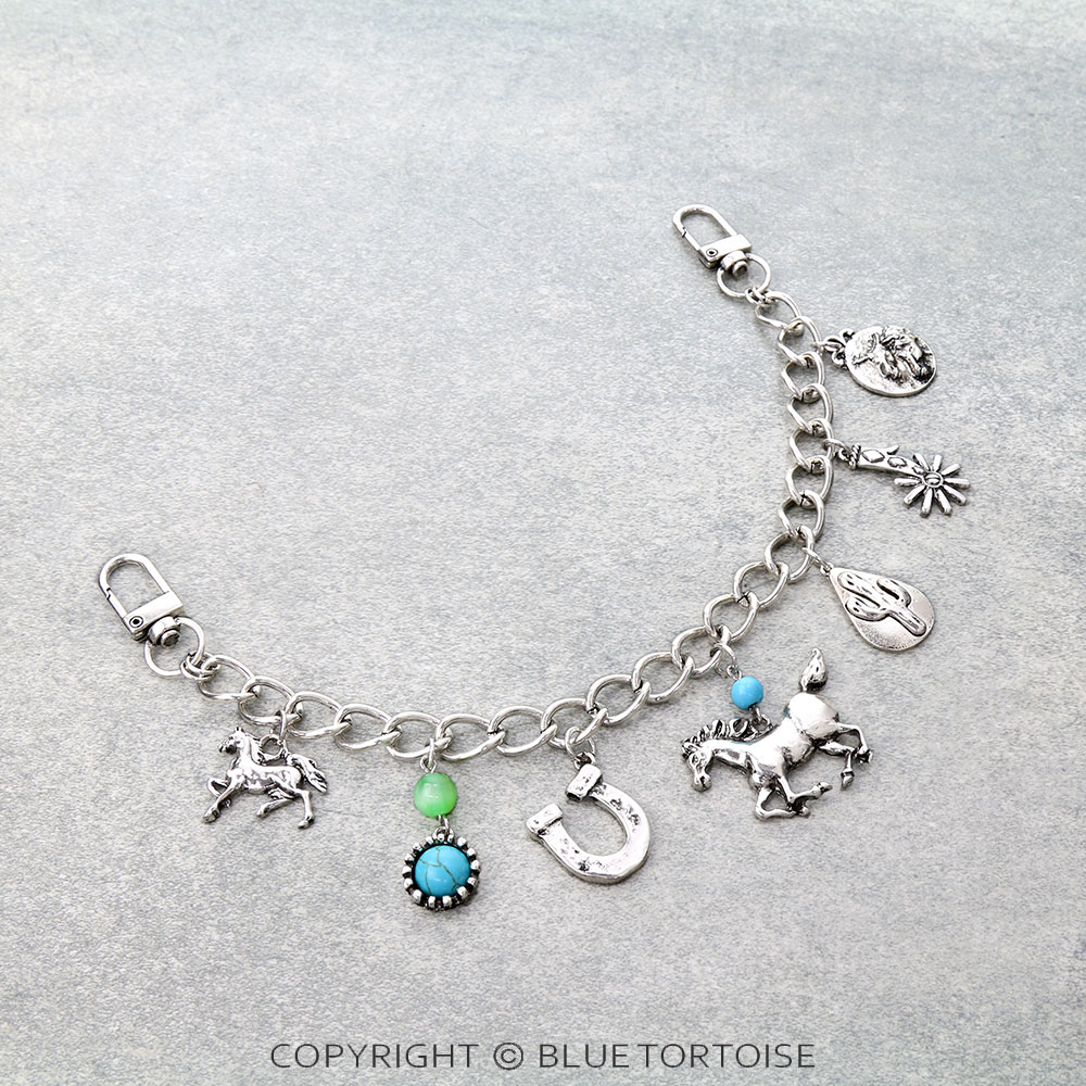 Western Design Bag Charm