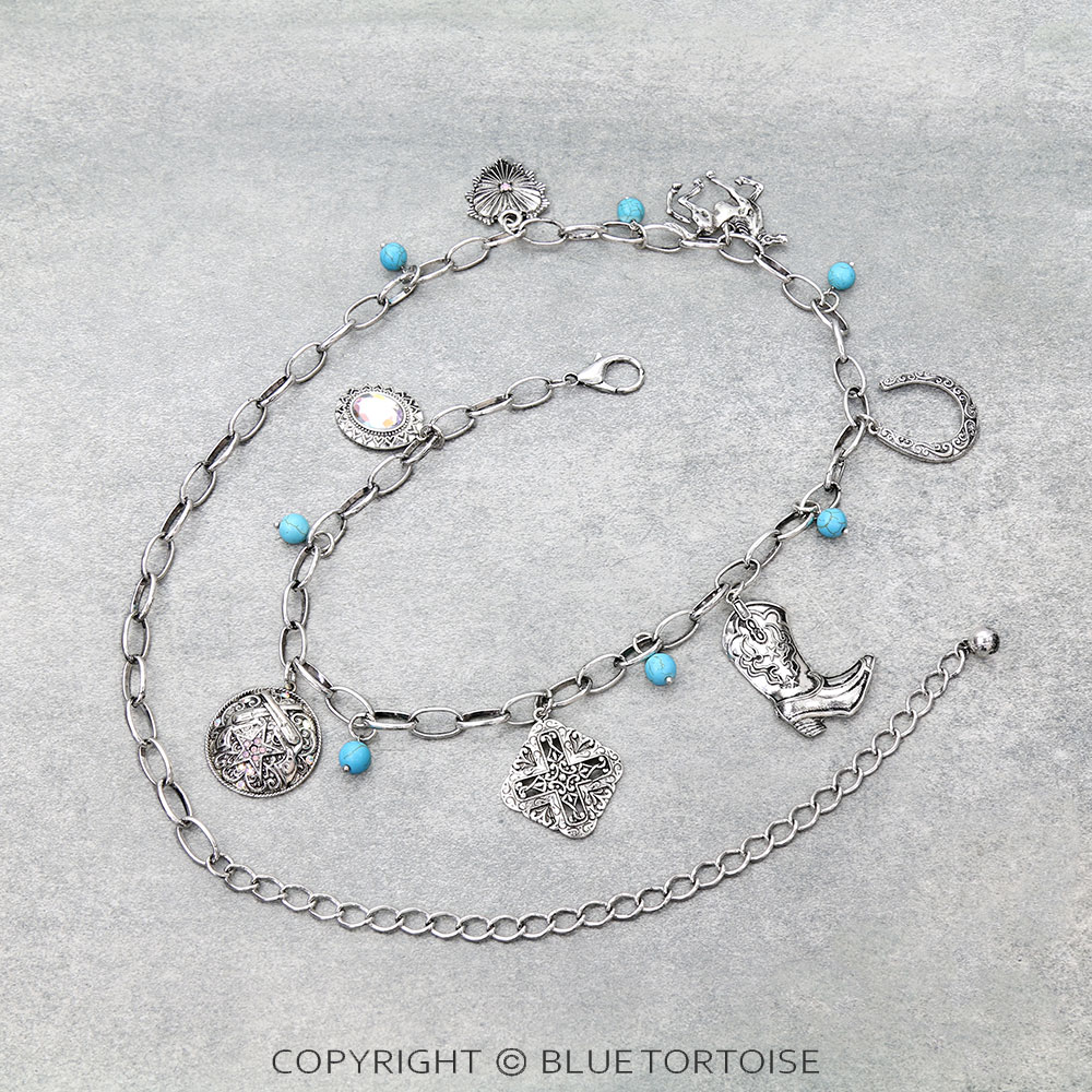 Western Design Multi Charm Belt