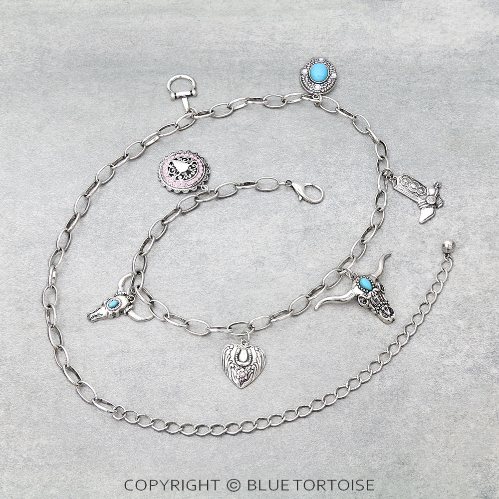 Western Design Multi Charm Belt