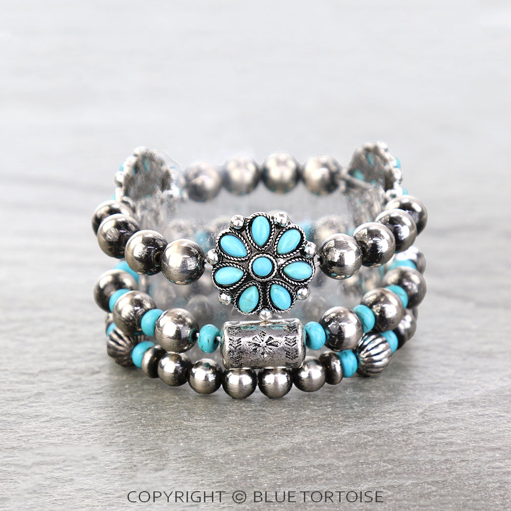 Western Concho Stackable Bracelet