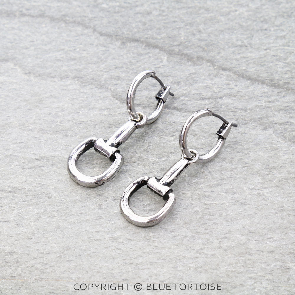Western Horsebit Hoop Earrings