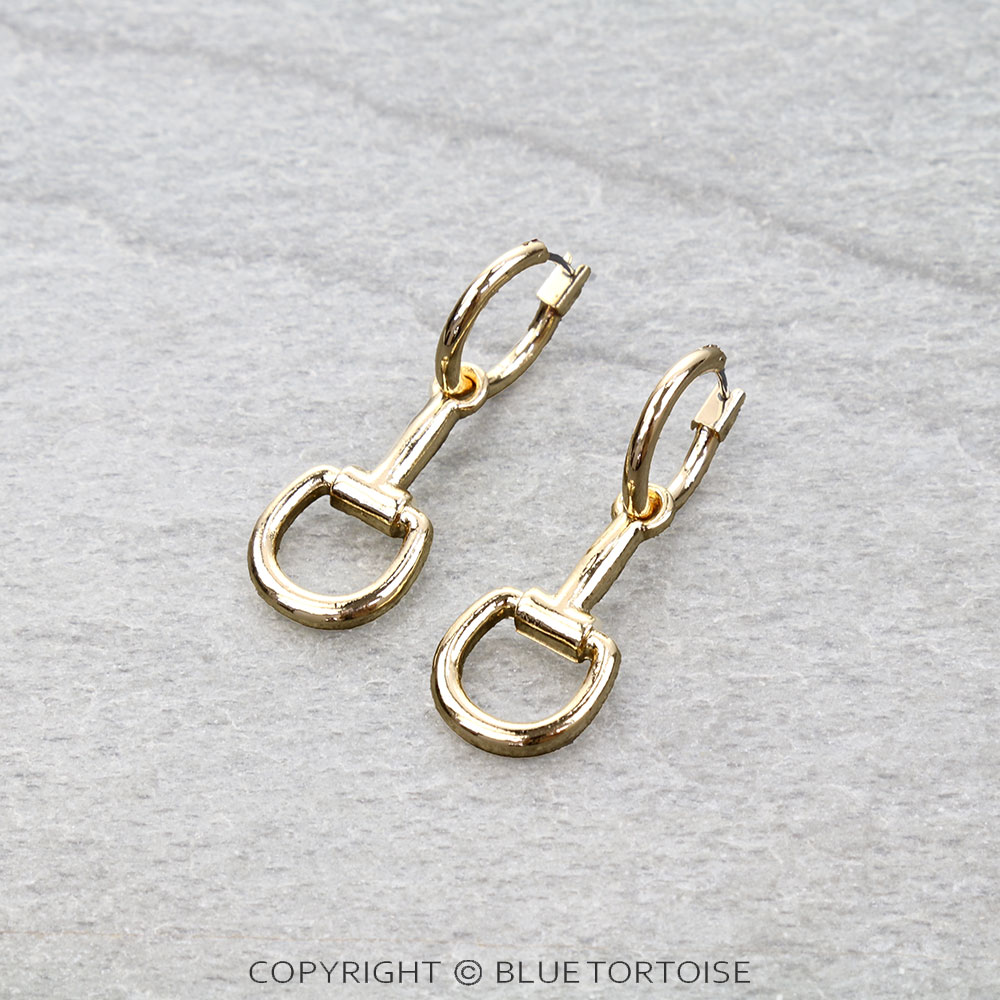 Western Horsebit Hoop Earrings