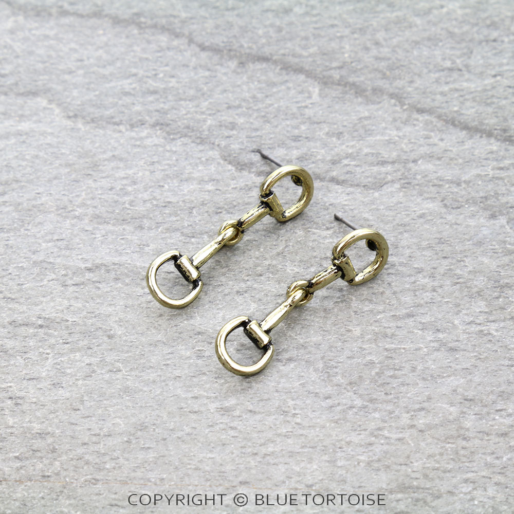 Western Horsebit Stud Earrings