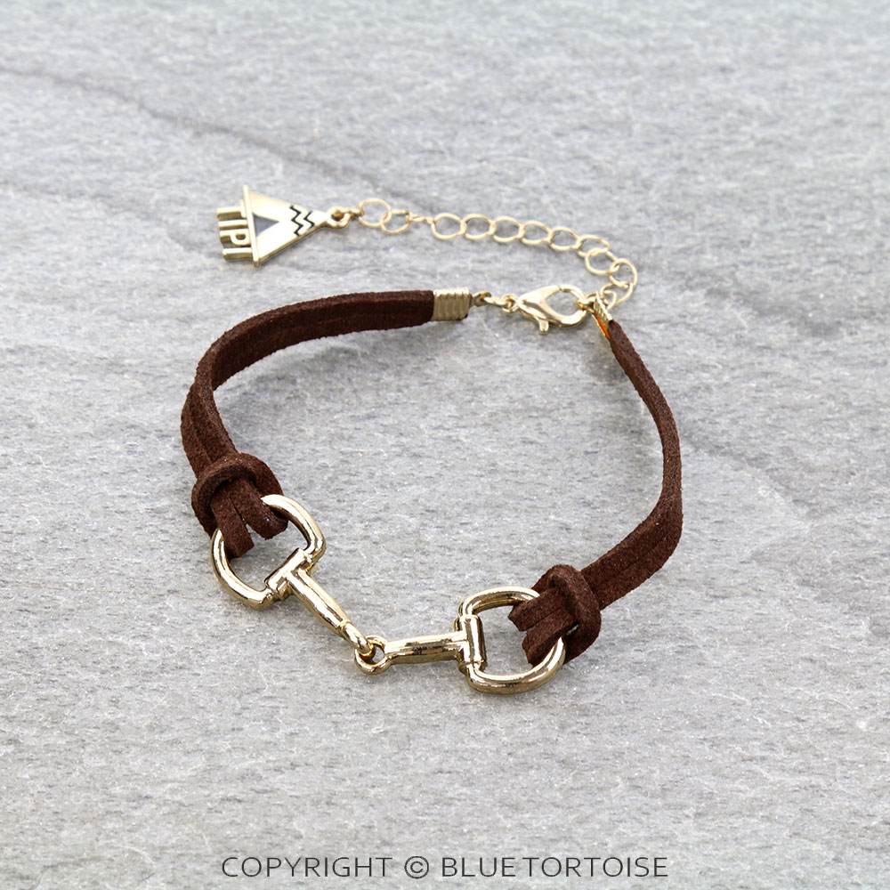 Western Horsebit Link Bracelet