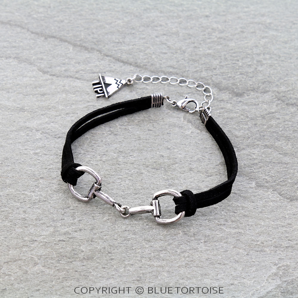 Western Horsebit Link Bracelet