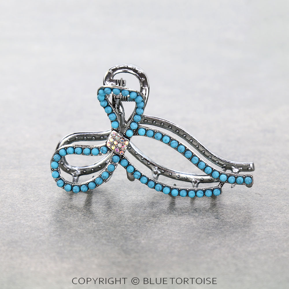 Western Bow Shape Hair Claw Clip