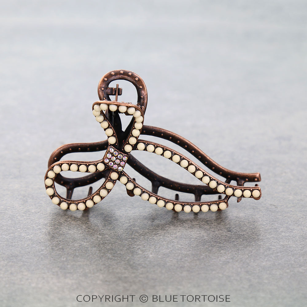 Western Bow Shape Hair Claw Clip