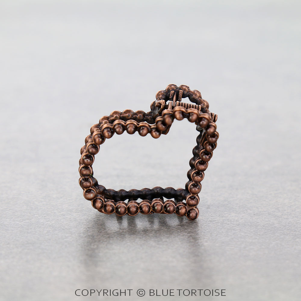 Western Heart Shape Hair Claw Clip