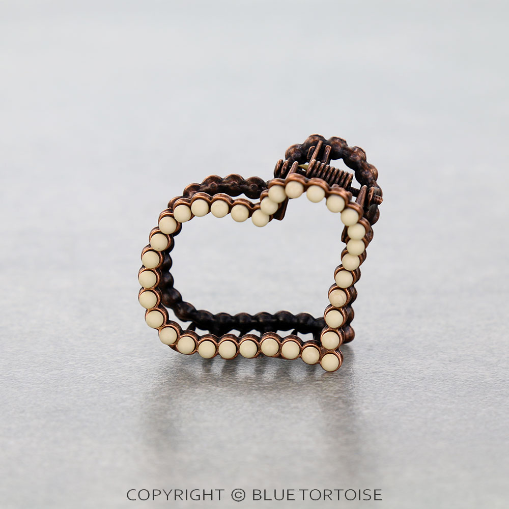 Western Heart Shape Hair Claw Clip