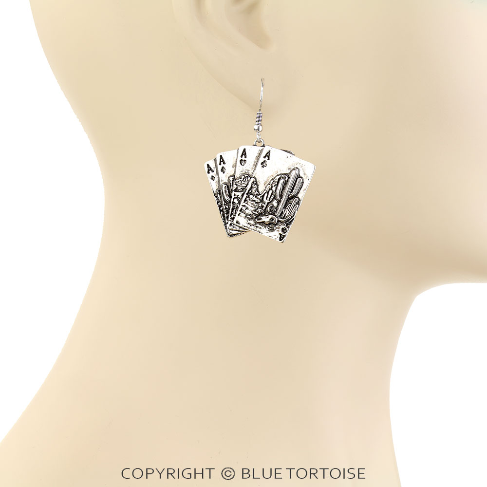 Western Scenery Card Dangle Earrings - Image 2