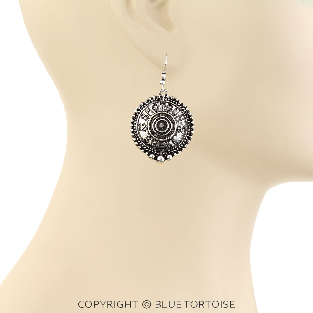 Western TXR Shotgun Shell Dangle Earrings - Image 2