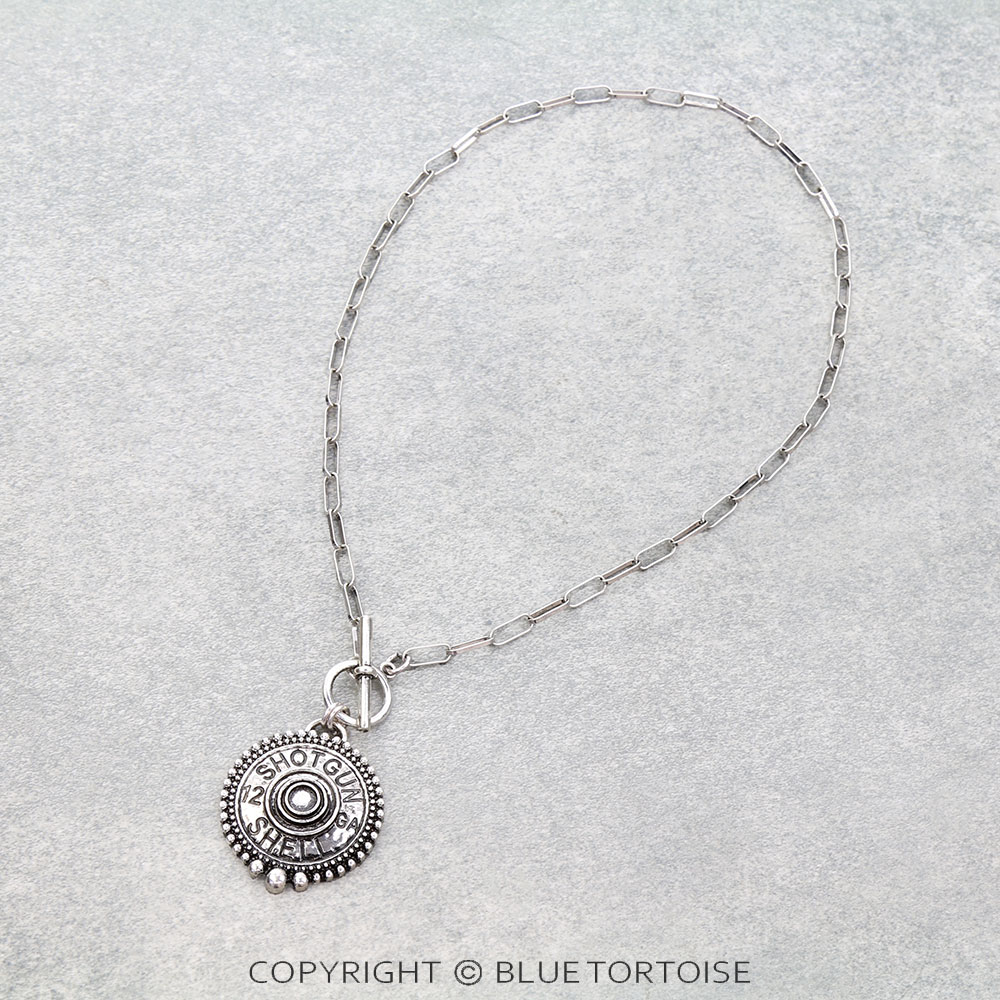 Western TXR Shotgun Shell Pendant Necklace