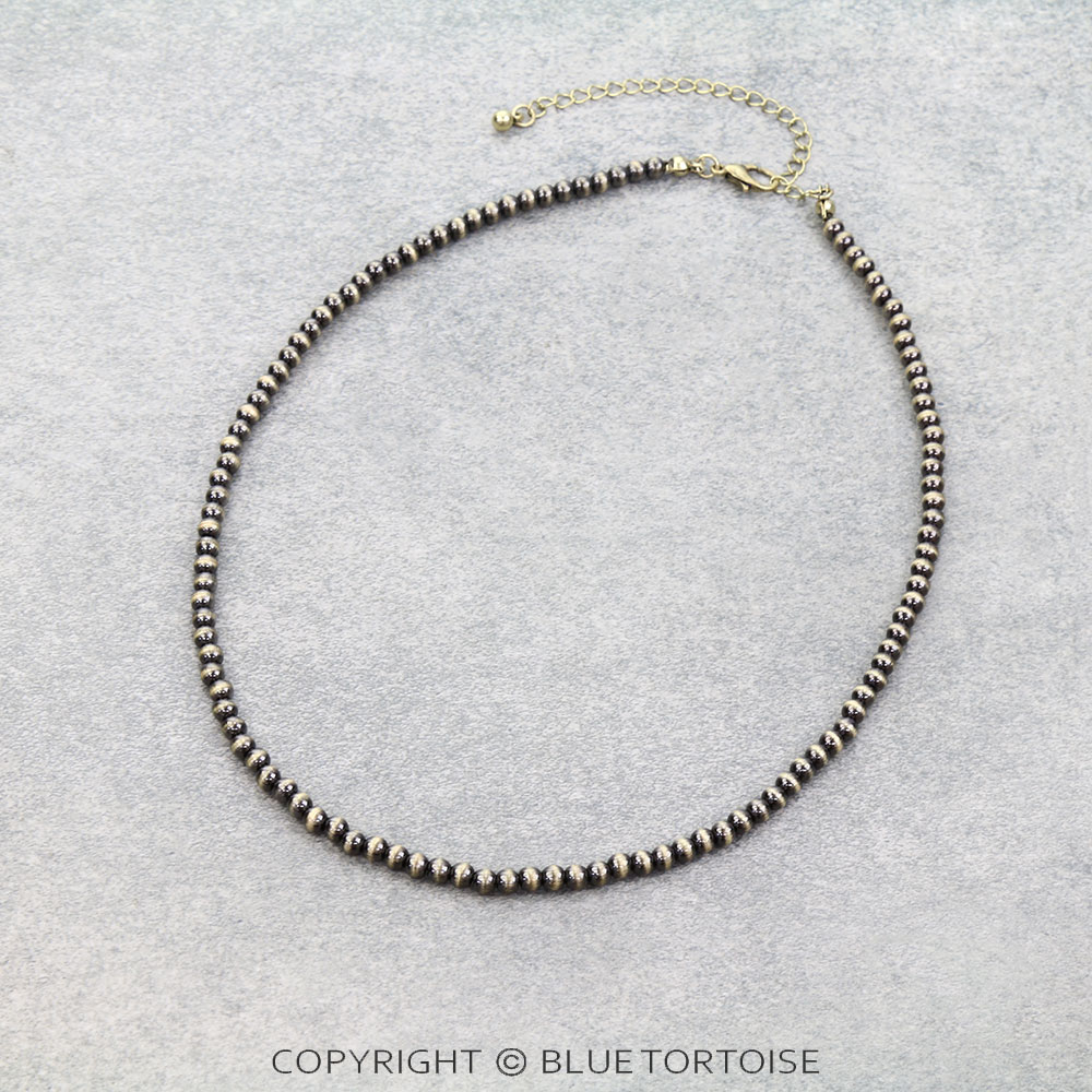 Western Navajo Style Pearl Necklace