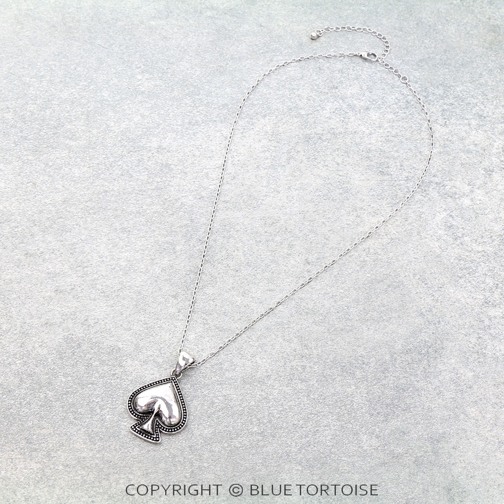 Western Ball TXR Spade Necklace