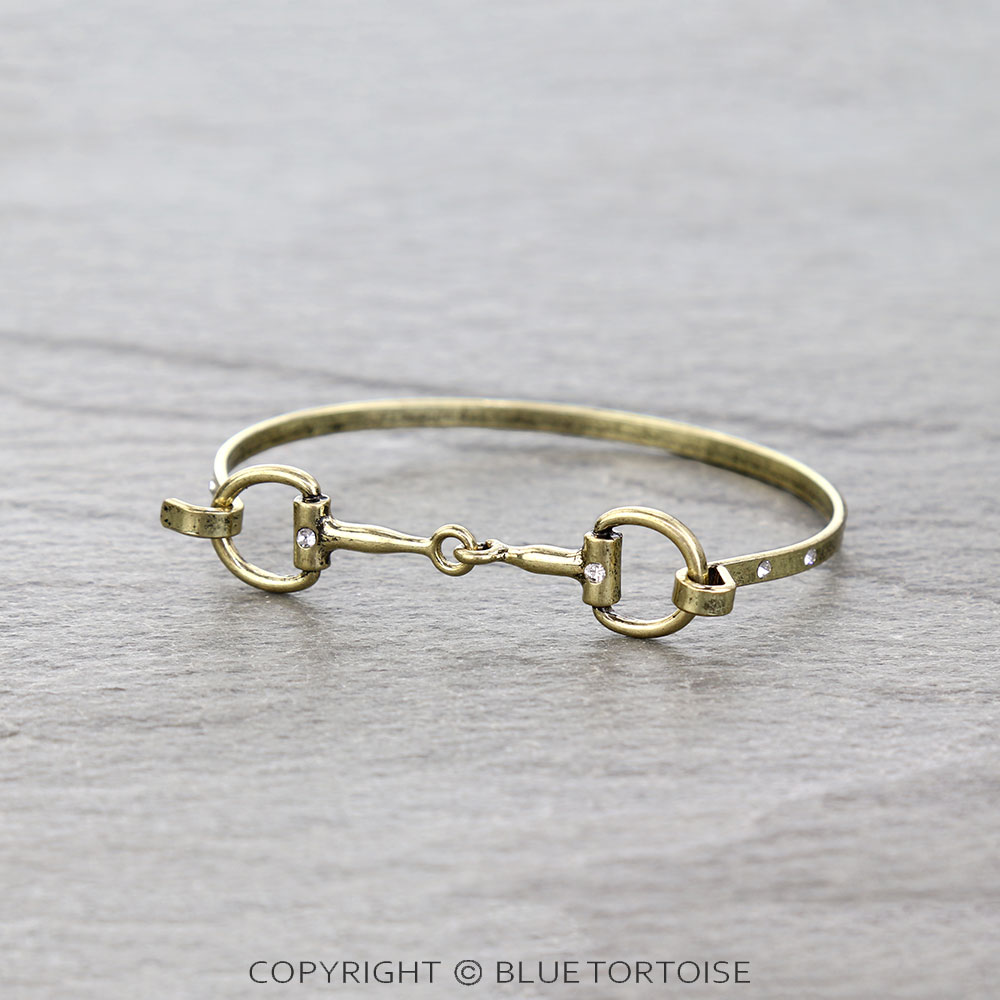 Western Horsebit Wire Bracelet