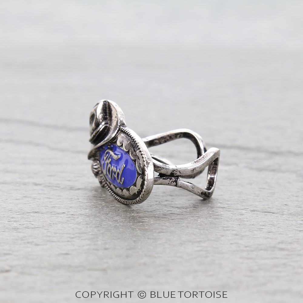 Western Car Logo Cuff Ring - Image 2