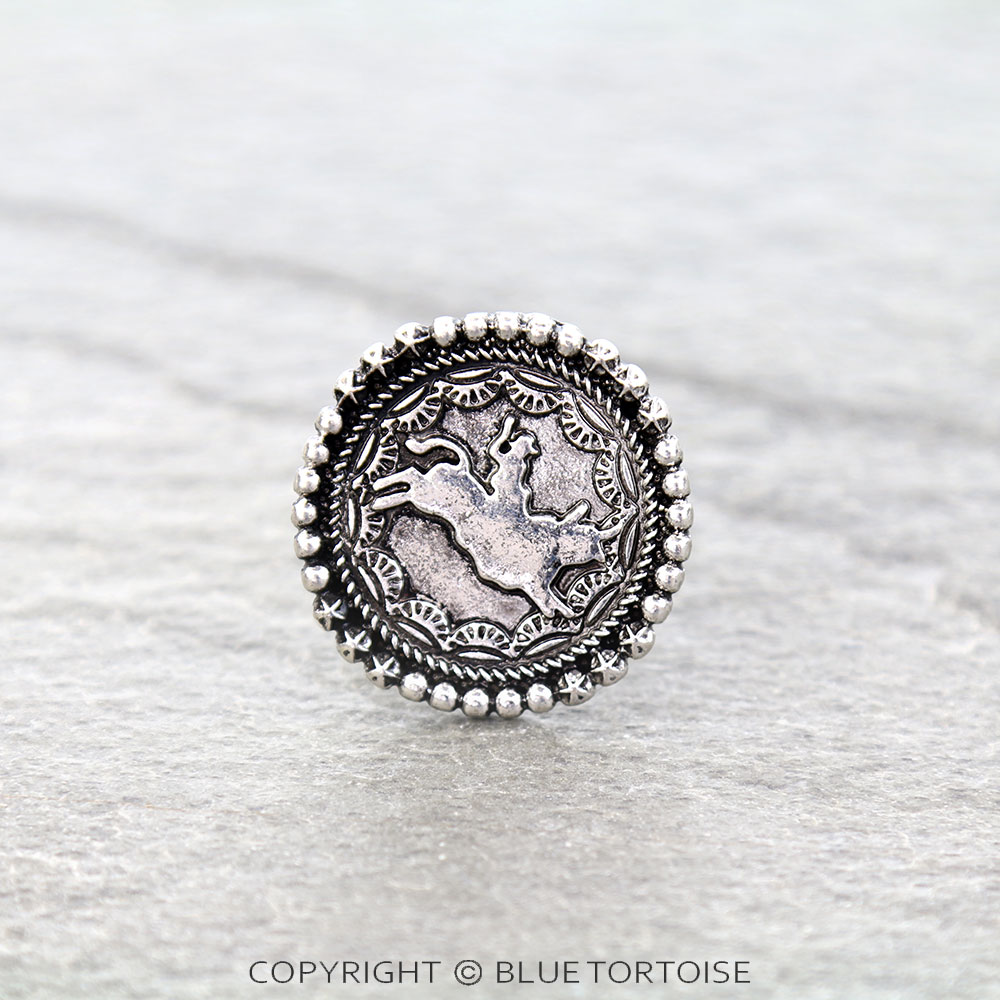 Western Rodeo Cuff Ring