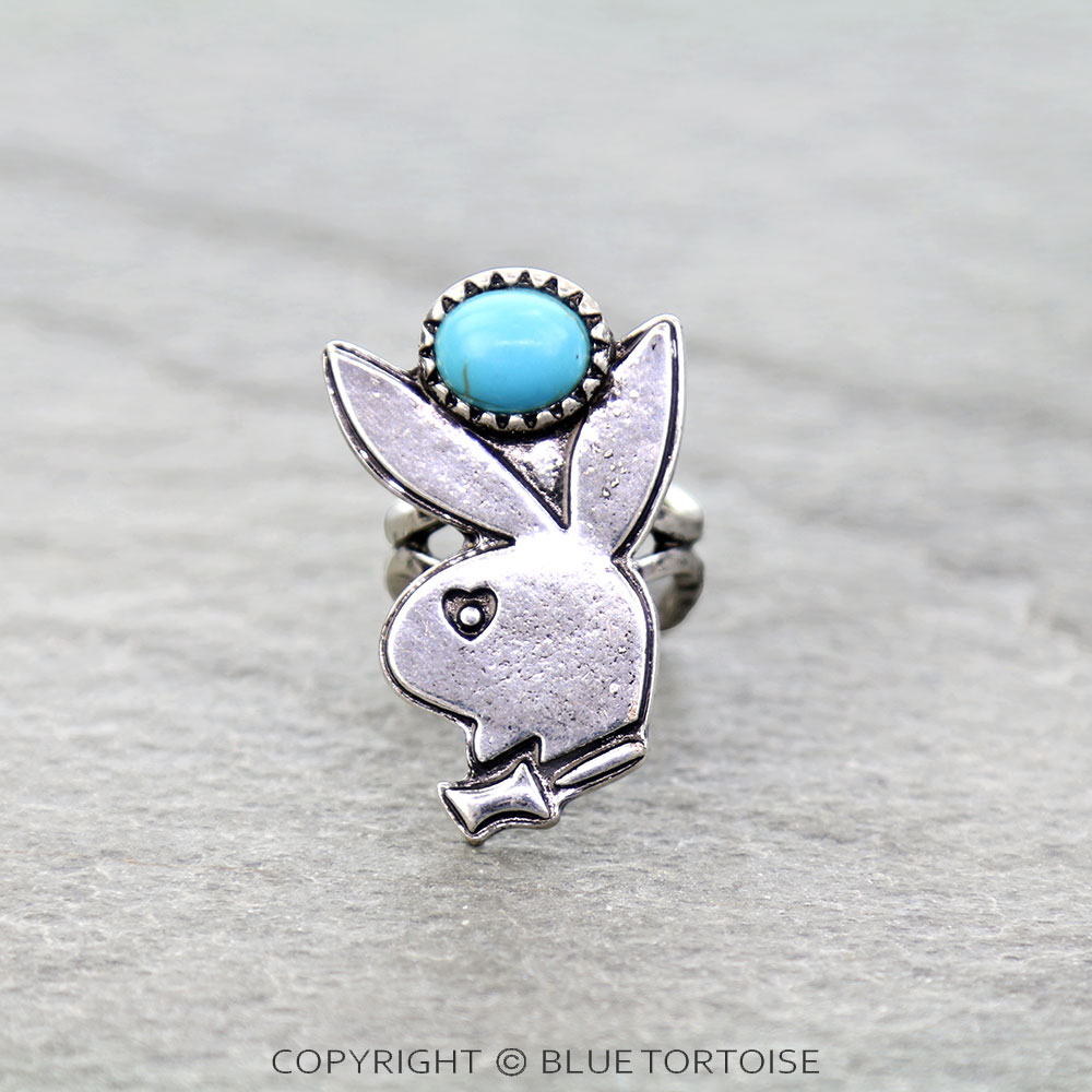 Western Bunny Cuff Ring