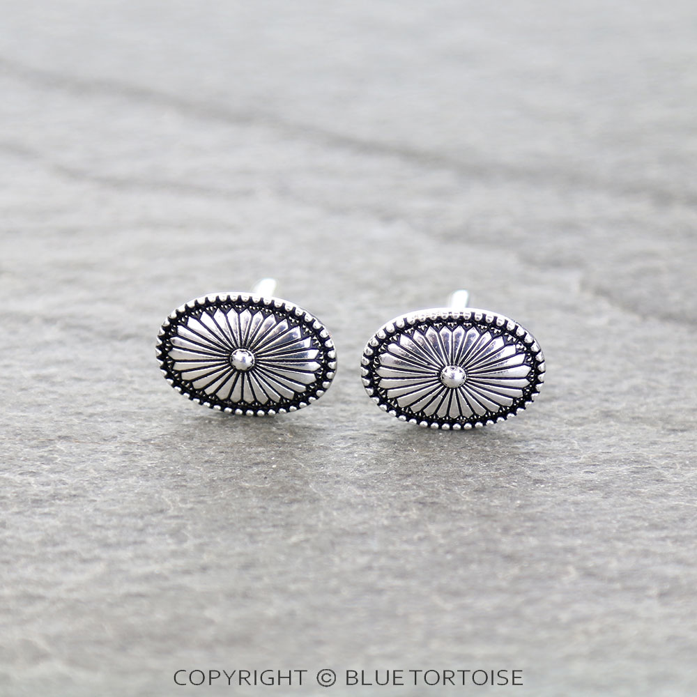 Western Oval Concho Shirts Cuff