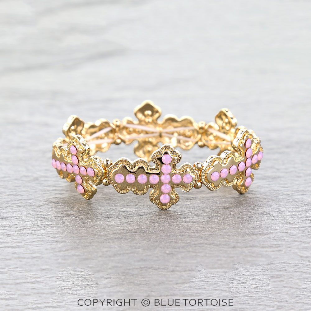 Western Cross Stretch Bracelet