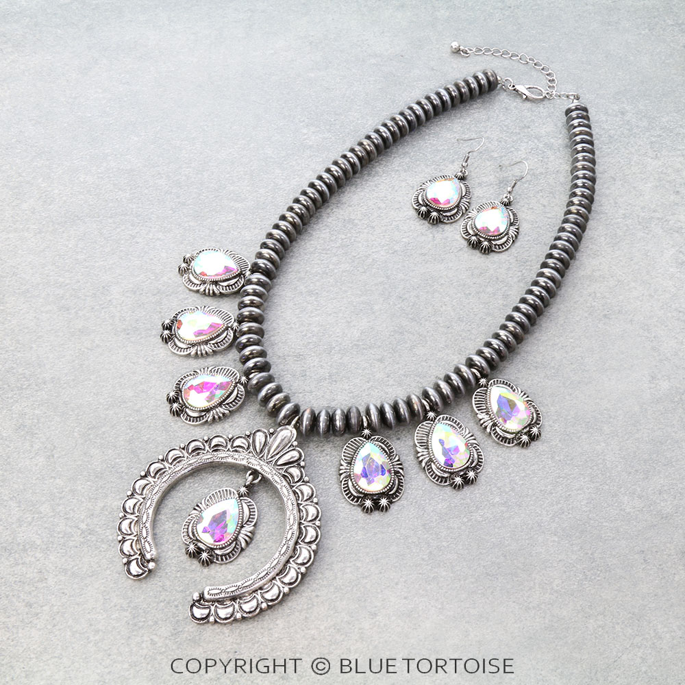 Western Squash Blossom Necklace Set