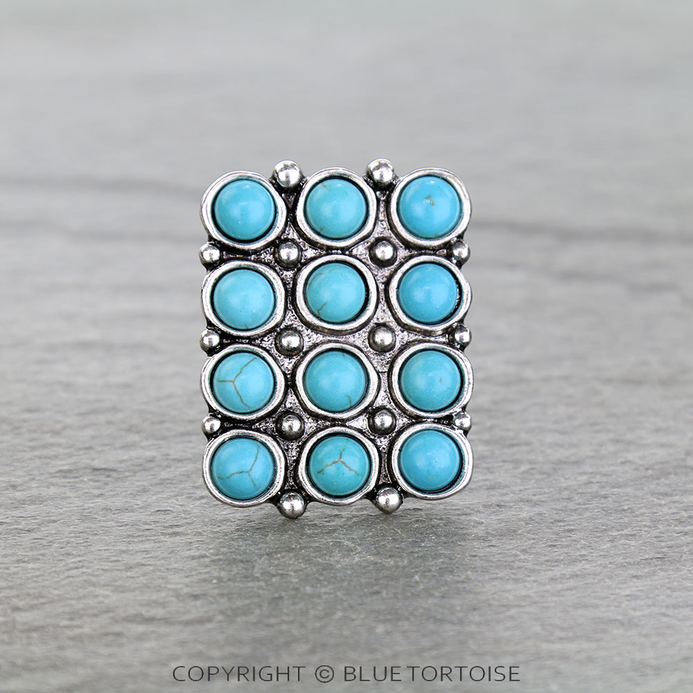 Western Round Stone Bandana Slider