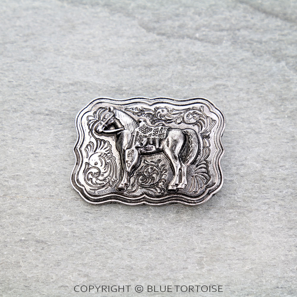 Western Horse Brooch Pin