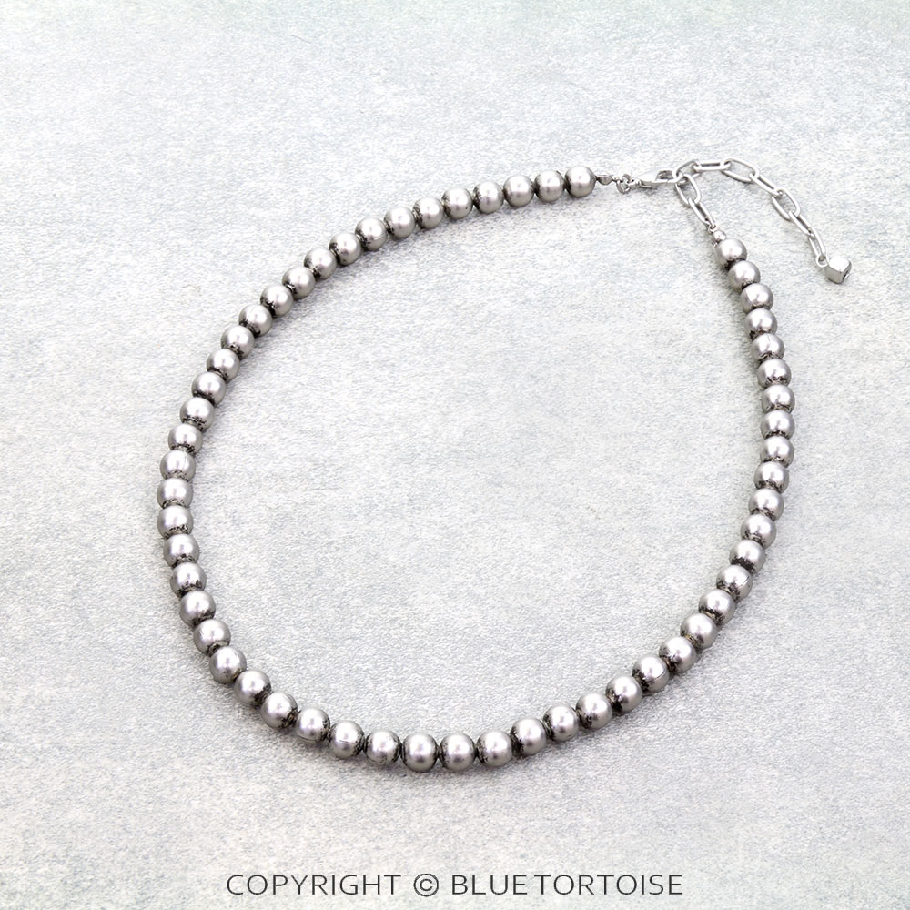 18" Western Classic Metal Bead Necklace