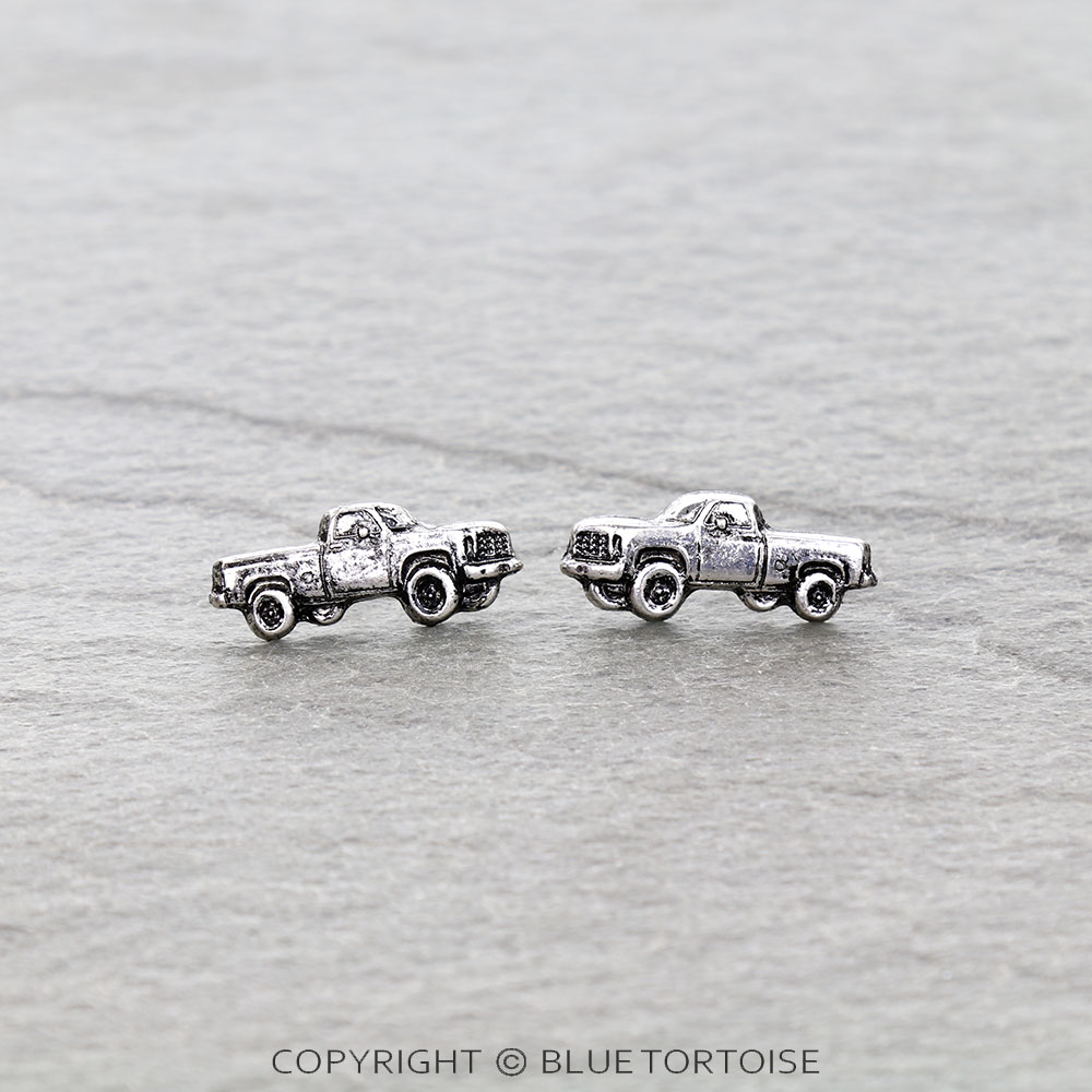 Western Pickup Truck Stud Earrings