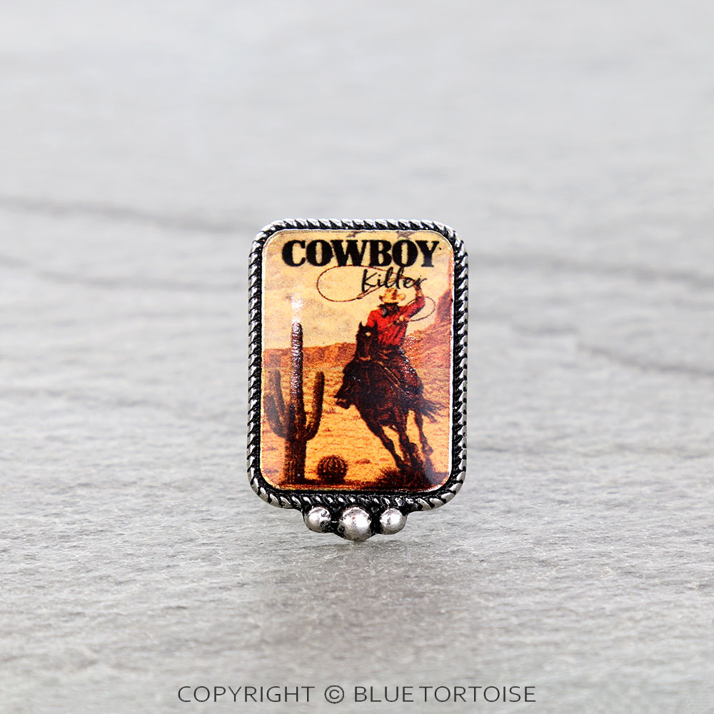 Western Cowboy Killer Cuff Ring