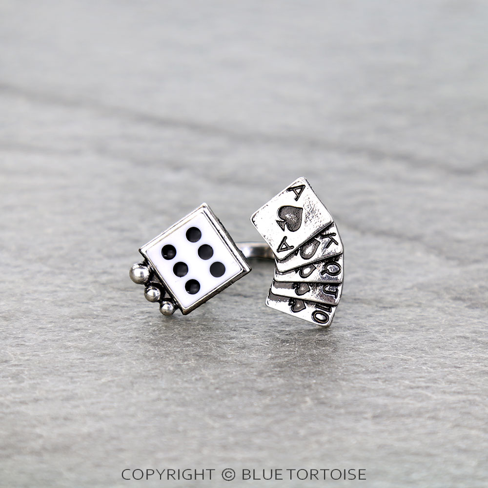 Gamble Theme Cuff Ring