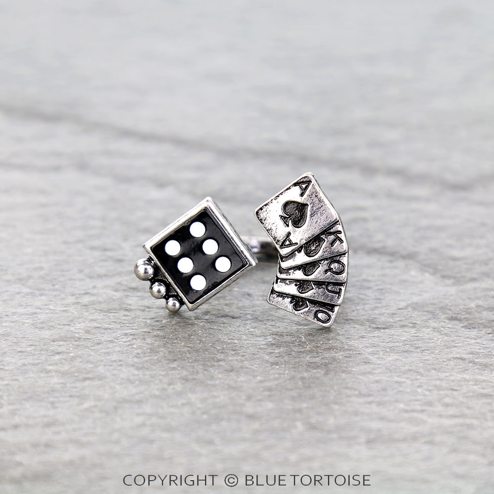 Gamble Theme Cuff Ring