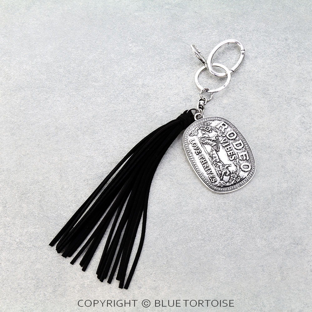 Western Rodeo Vibes Tassel Keychain