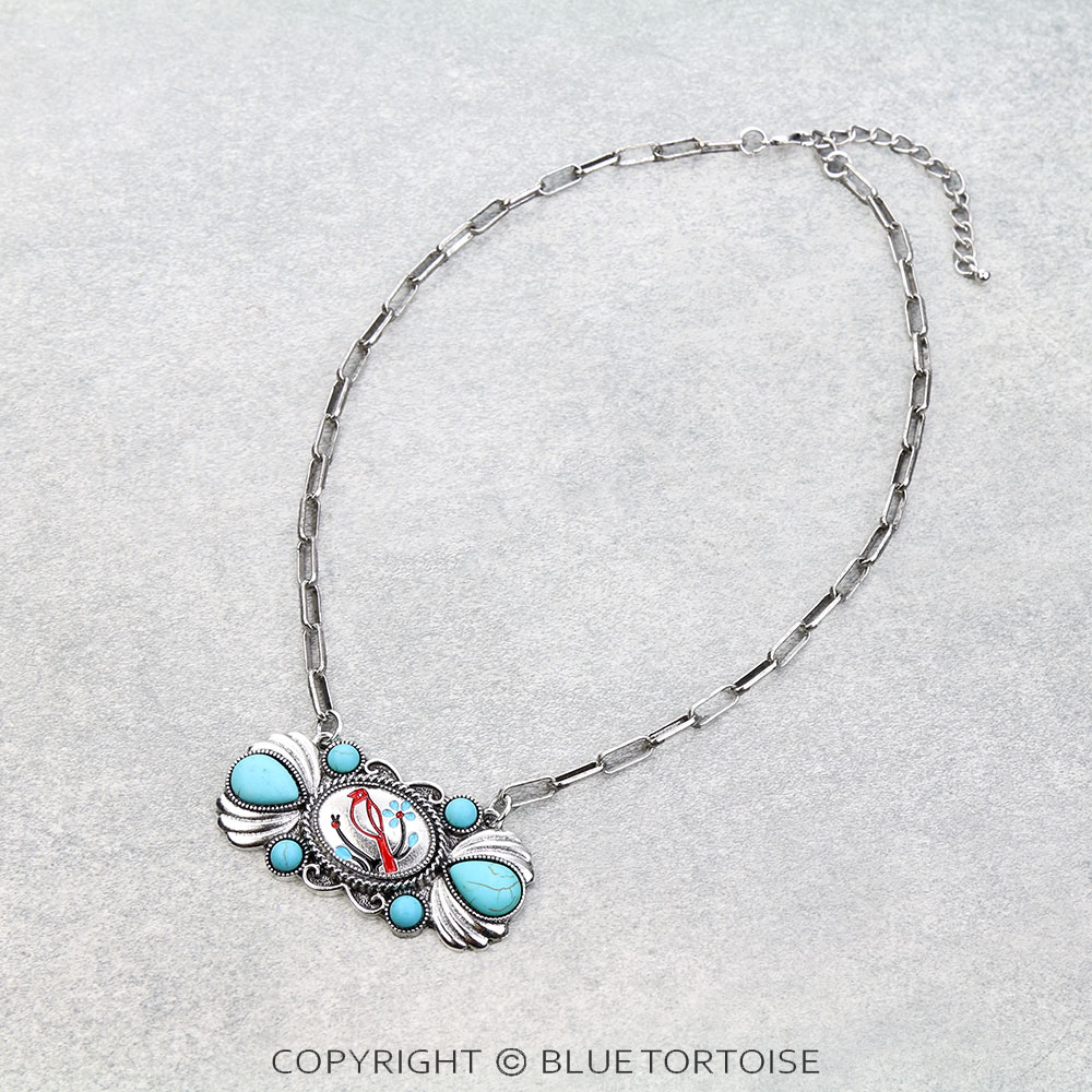 Western Cardinal Necklace
