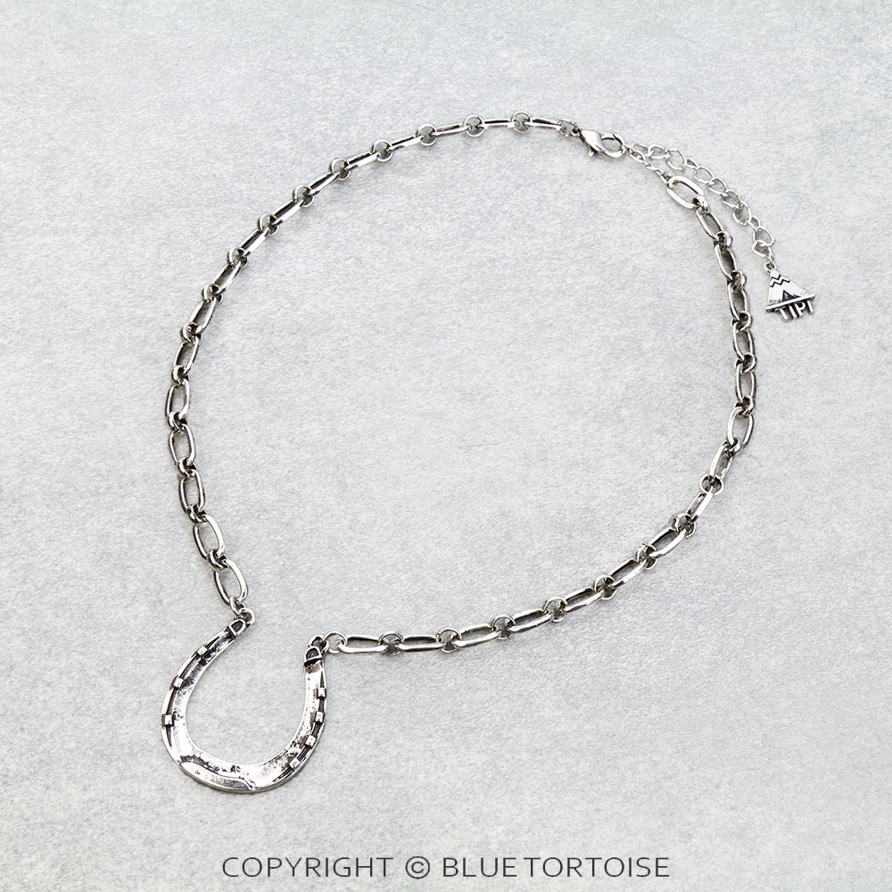 Western Horseshoe Chain Necklace
