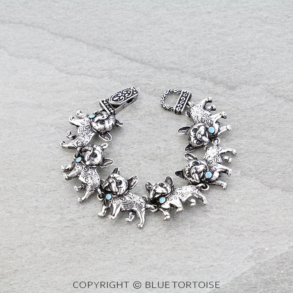 Western French Bulldog Magnetic Bracelet