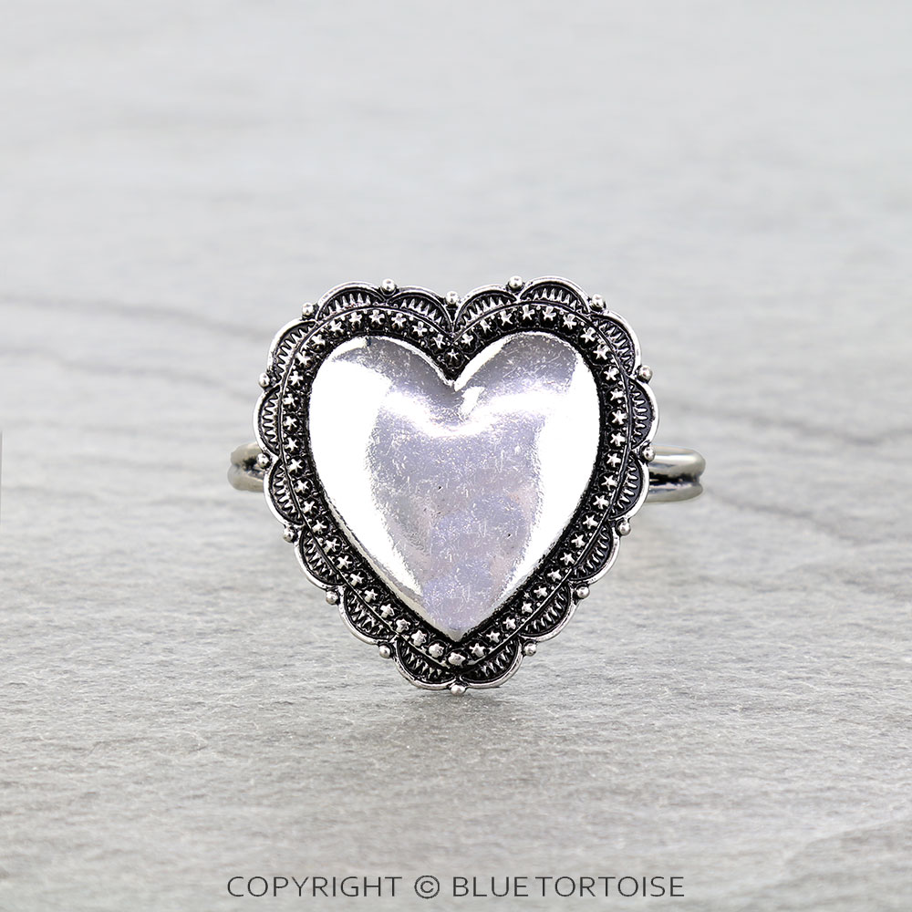Western Heart Concho Cuff Bracelet