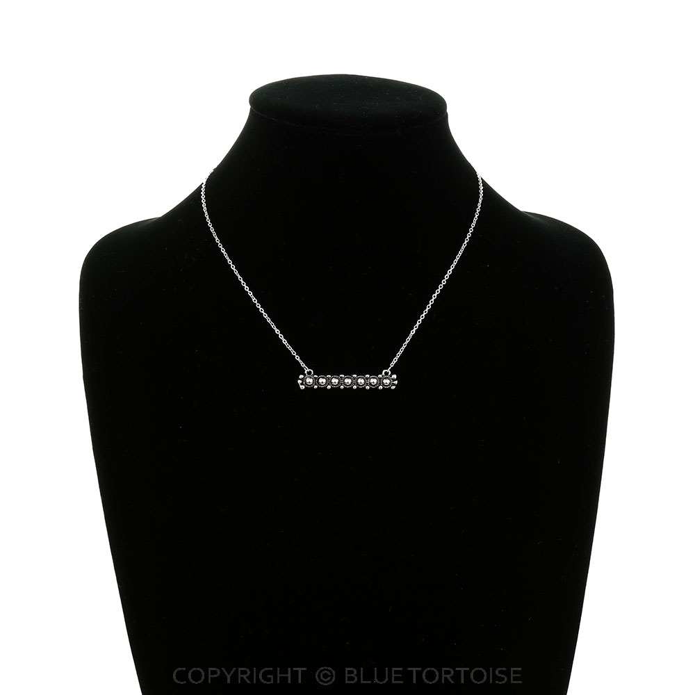 Western Ball TXR Bar Necklace - Image 2