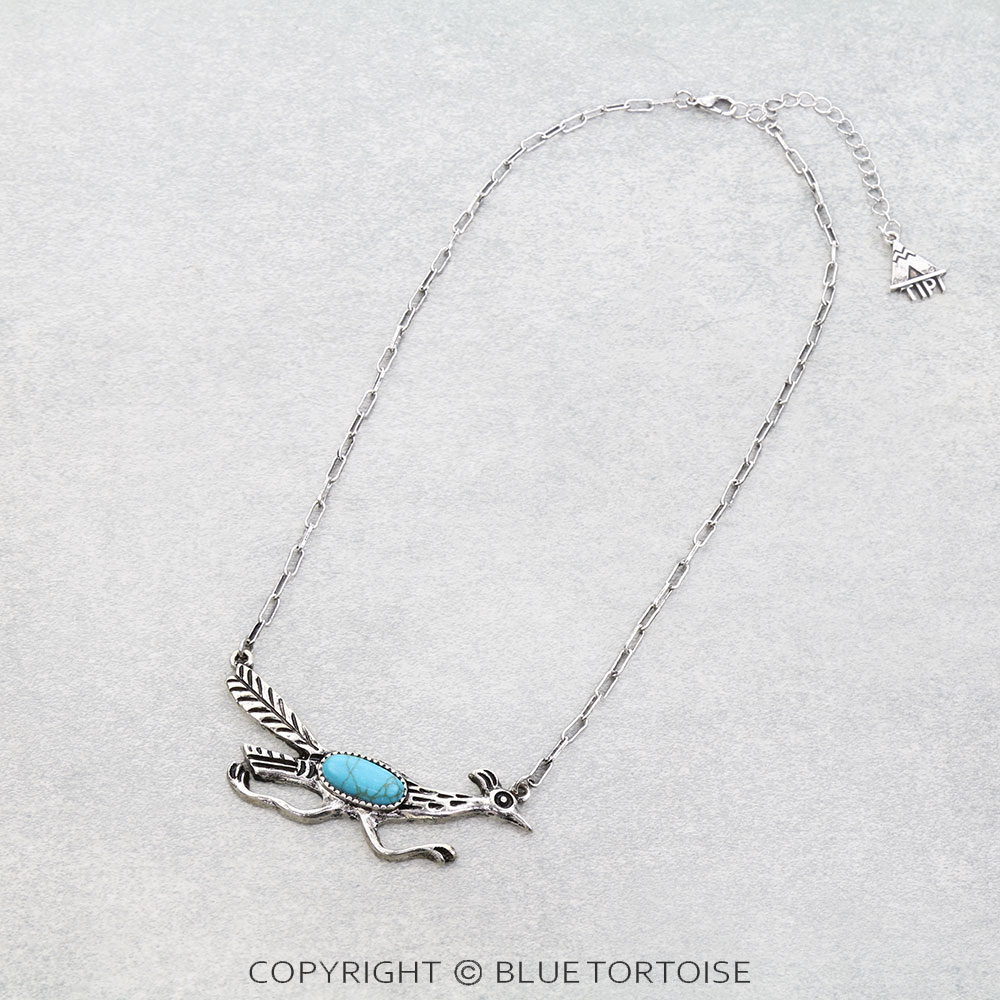 Western Road Runner Necklace